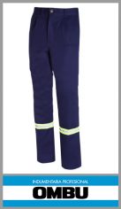 Pantalon Ombú con reflectivos ropa de trabajo talles 38 al 60