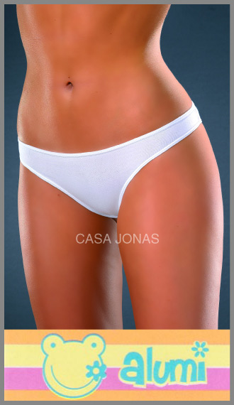 Cola less Alumi basica en alg/lyc lisa talle especial para mujer