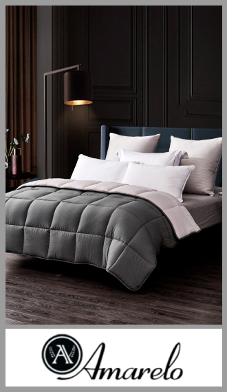 Edredón Amarelo microfibra liso reversible 1 ½ plazas