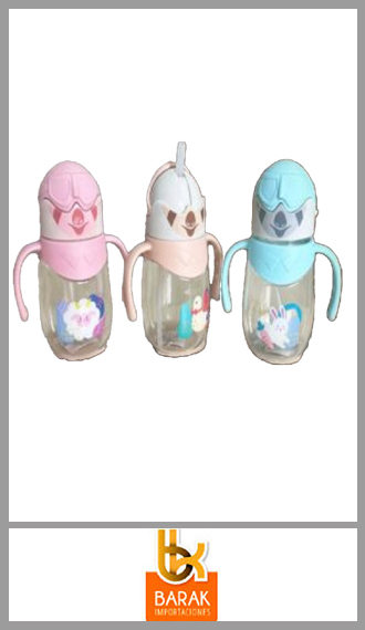 Botella plástica infantil de 370ml