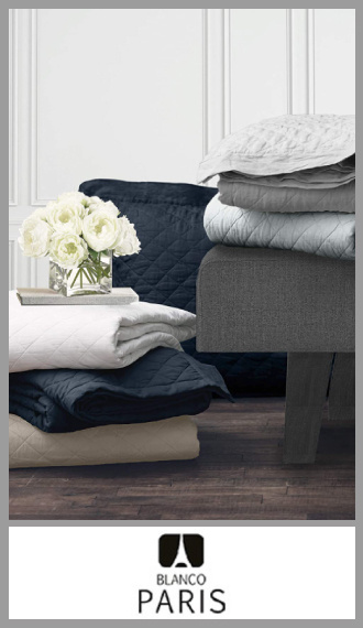 Cover Blanco Paris microfibra liso 1 pl y media