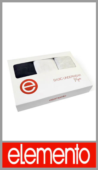 Pack Elemento por 3 cola less para adulto EN CAJITA básicas alg/lyc