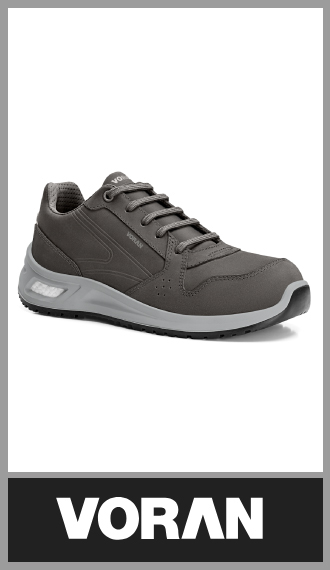 Zapatilla Voran Energy 610 cuero nobuk y suela PU, calzado seguridad