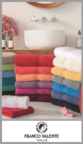Toallon super PESADO de 560g/m2 Franco Valente medida 100cm x 155cm