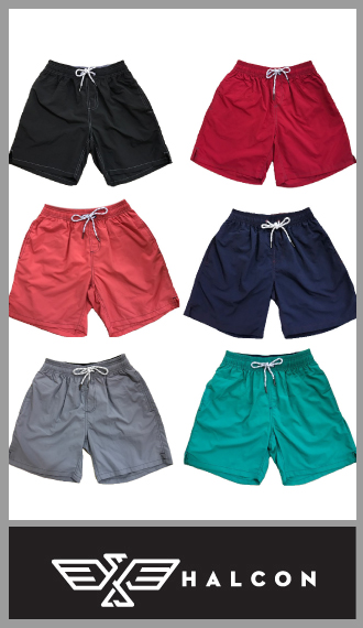 Short de baño Premium Halcon liso para hombre PROMO 24 UNIDADES