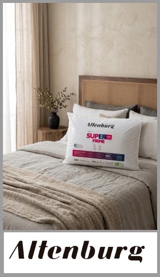 Almohada Altenburg modelo Super algodón 48cm x 68cm de 670 gramos