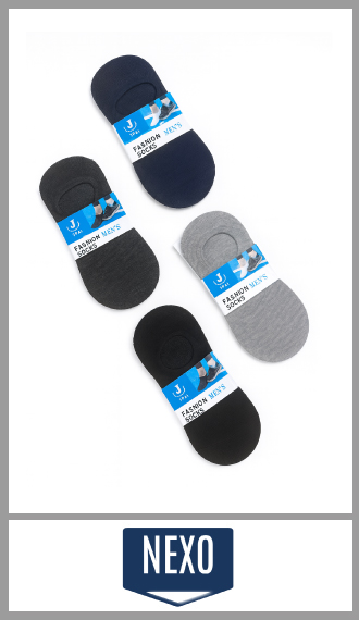 Plantin media invisible liso alg/lyc para hombre Nexo PROMO 5 DOCENAS