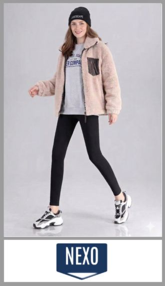 Calza termica FRIZADA Nexo nylon/spandex chupin cintura ancha t 2 al 5