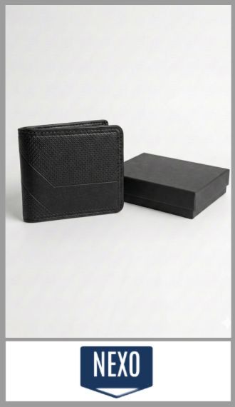 Billetera Nexo de hombre en PU en cajita individual