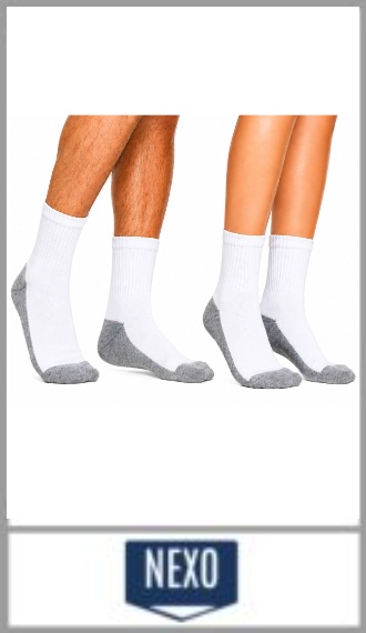 Zoquete Nexo 1/3 de caña combinado para hombre talle único