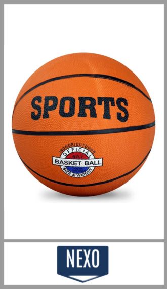 Pelota de Basquet N*7 en goma 500 gramos