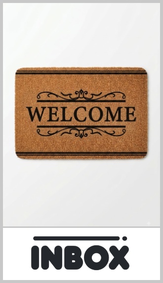 Alfombra Inbox con base antidezlizante 38cm X 58cm