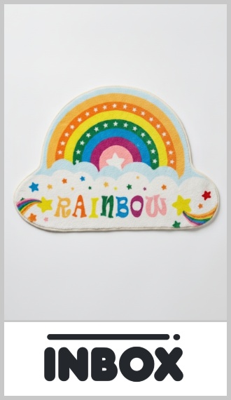 Alfombra infantil Inbox de habitacion 40cm x 60cm