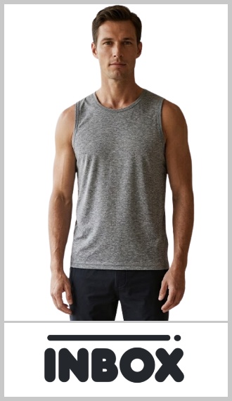 Musculosa deportiva Inbox para hombre talles S al XL