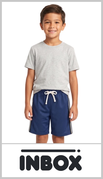 Bermuda short deportivo Inbox para nene talles 2 al 12