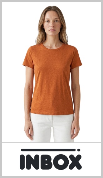 Remera manga corta Inbox para mujer talles XS al L