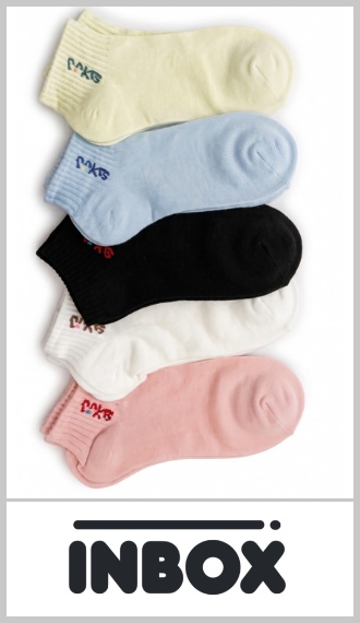 Zoquete corto INBOX algodon/lycra para mujer talle unico