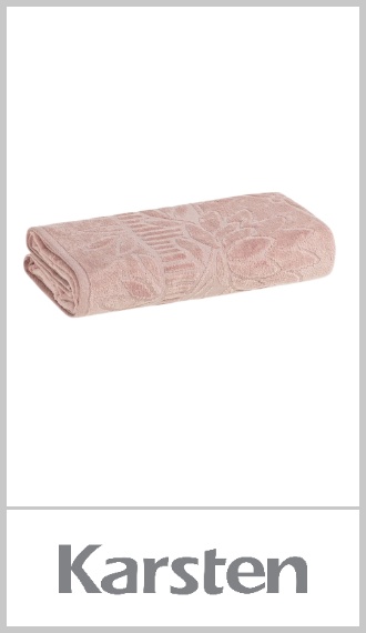 Toalla Karsten ROSA SUAVE Lotus 100% algodón 440g/m 48cm x 70cm