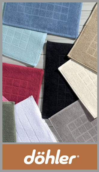Toalla de piso lisa 480gr/m2 DOHLER 70X45