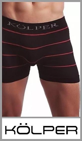 Boxer Kolper rayado seamless p/hbre en alg/pol sin costura t 2/6