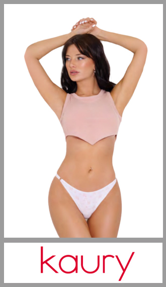 Pack Kaury por 3 tanga less regulable EN CAJITA básicas estamp alg/lyc