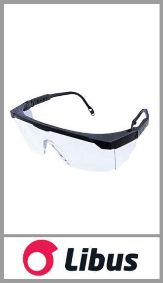 Anteojo Libus Argon reforzado seguridad industrial color transparente