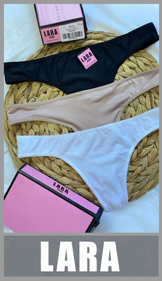 Cola less Lara en microfibra lisa