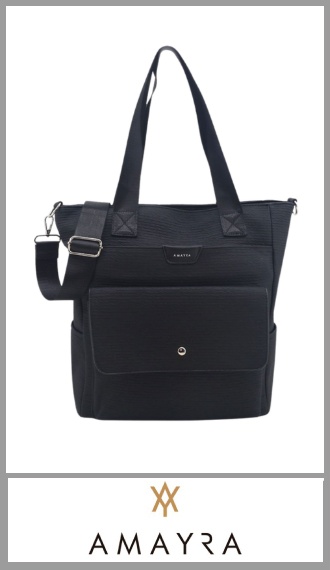 Cartera negra AMAYRA para mujer