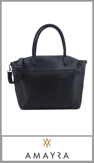 Cartera negra AMAYRA para mujer