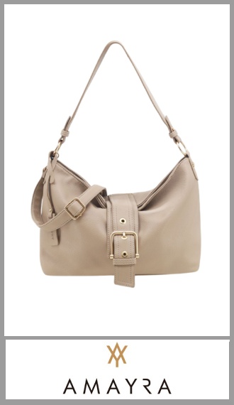 Cartera crema AMAYRA para mujer