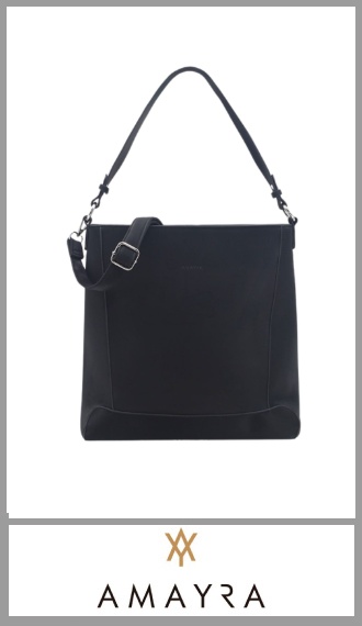 Cartera negra AMAYRA para mujer