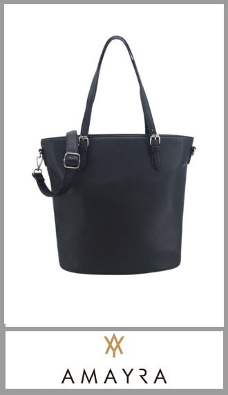 Cartera negra AMAYRA para mujer