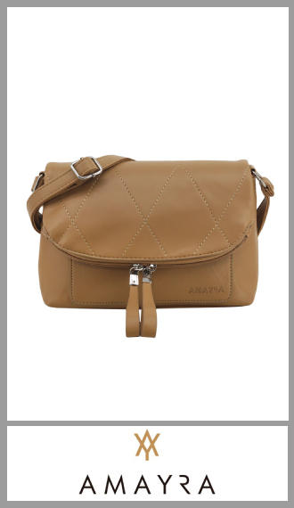 Morral Amayra de PU camel de mujer