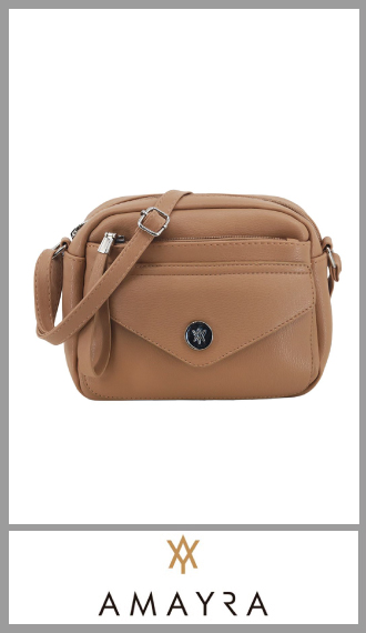 Morral Amayra de PU camel de mujer