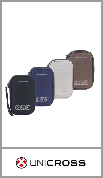 Organizador de viaje Unicross rectangular 11cm x 19cm x 4cm