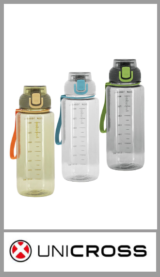 Botella plastico de 1000ML UNICROSS