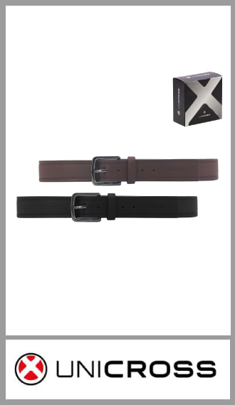 Cinto clasico Unicross para hombre en talles 95/120