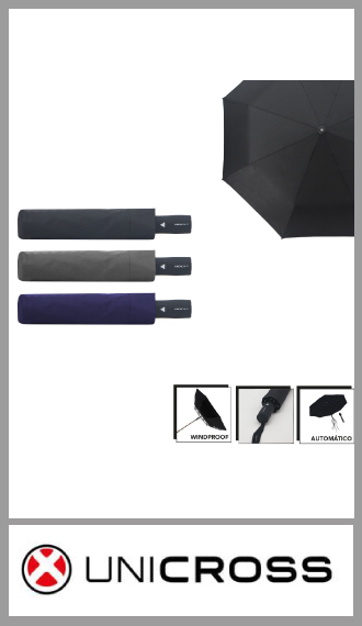 Paraguas mini Unicross Hombre automático liso