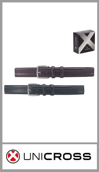 Cinto clasico Unicross para hombre en talles 95/120