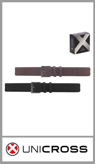 Cinto clasico Unicross para hombre en talles 95/120