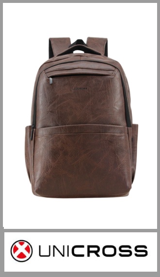 Mochila de Pu premium Unicross 47cm x 31cm x 17cm