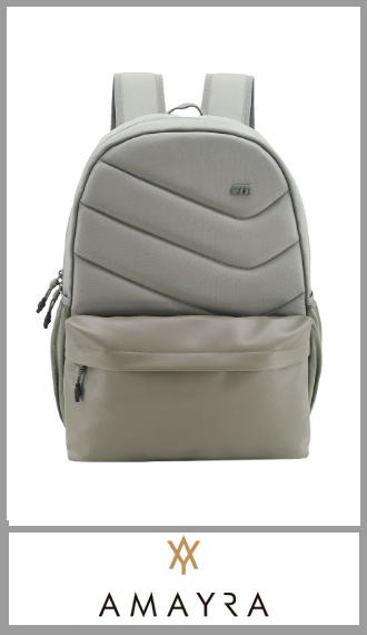 Mochila verde yoga AMAYRA 46cm x 31cm x 19cm