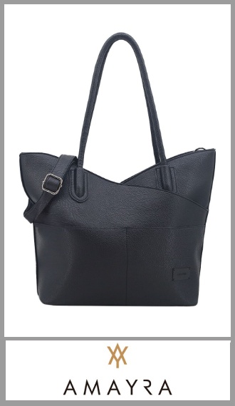 Cartera negra AMAYRA para mujer
