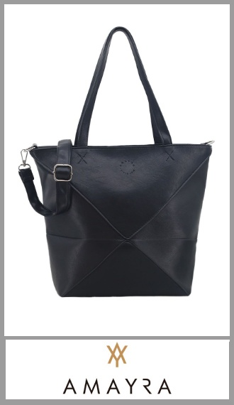 Cartera negra AMAYRA para mujer