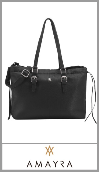 Cartera negra AMAYRA para mujer