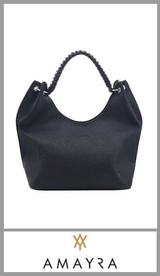 Cartera negra AMAYRA para mujer