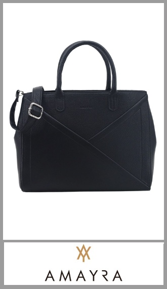 Cartera negra AMAYRA para mujer