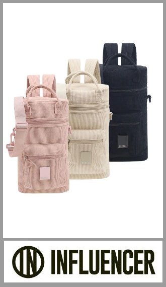 Bolso matero Influencer de corderoy medida 37cm x 21cm x 11cm