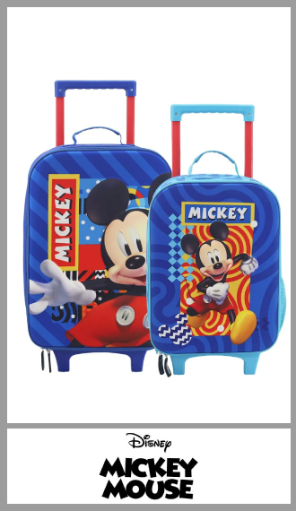 Set de 2 valija de MICKEY 14 y 16  pulgadas