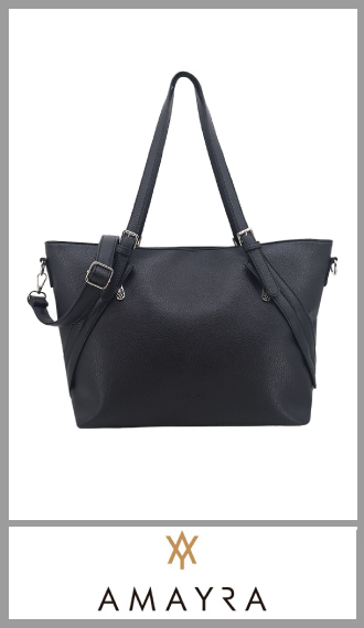 Cartera nergra AMAYRA para mujer